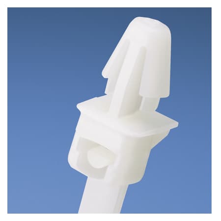 Panduit Cable Tie, 8 in L, 1-3/4 in Max Bundle Dia., Natural, Nylon 6/6, 50 lb Strength, 100 PK PLP2S-C